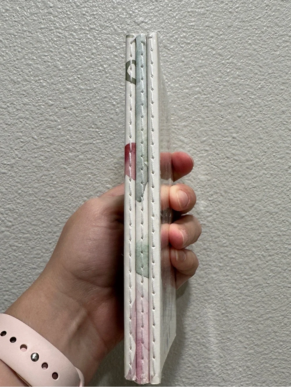 Eccolo Floral Scripture Journal Set - Pink, Yellow, Gray